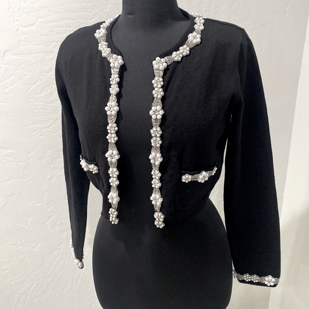 BEREK 2 BY TAKAKO SAKON NWT Vintage Embellishing Bolero Style Jacket SIZE M